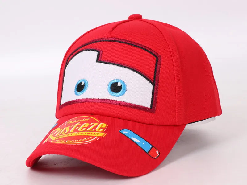 Baby Boy Girl Baseball Cap Spring Summer Children Cute Hat Cartoon Pixar Cars Lightning McQueen 95 Kids Popular Hip Hop Snapback