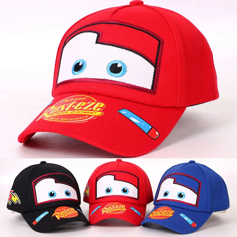 Baby Boy Girl Baseball Cap Spring Summer Children Cute Hat Cartoon Pixar Cars Lightning McQueen 95 Kids Popular Hip Hop Snapback