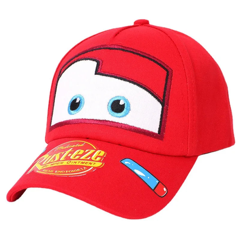 Baby Boy Girl Baseball Cap Spring Summer Children Cute Hat Cartoon Pixar Cars Lightning McQueen 95 Kids Popular Hip Hop Snapback